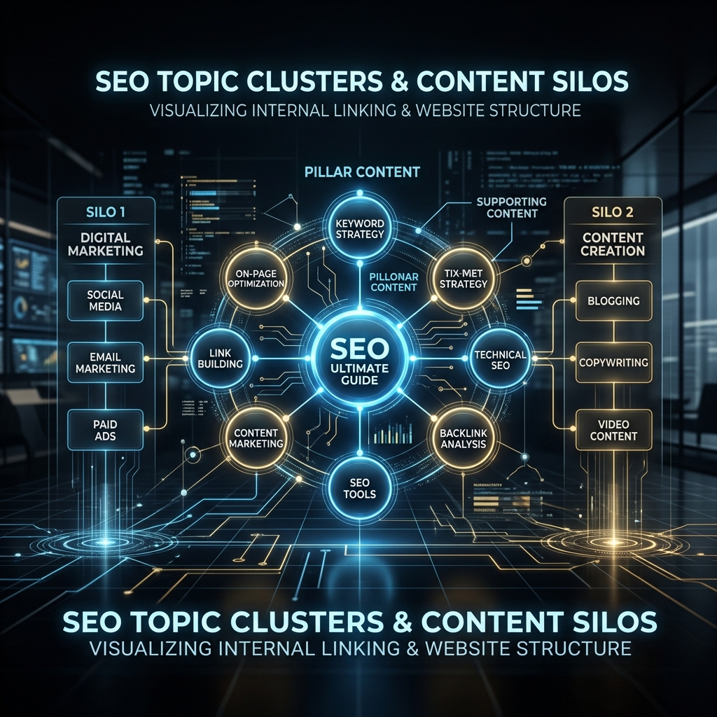 Visualization of a digital topic cluster