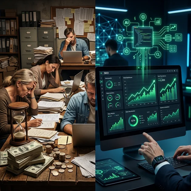 SEO Automatisierung vs Manuelle Content Erstellung